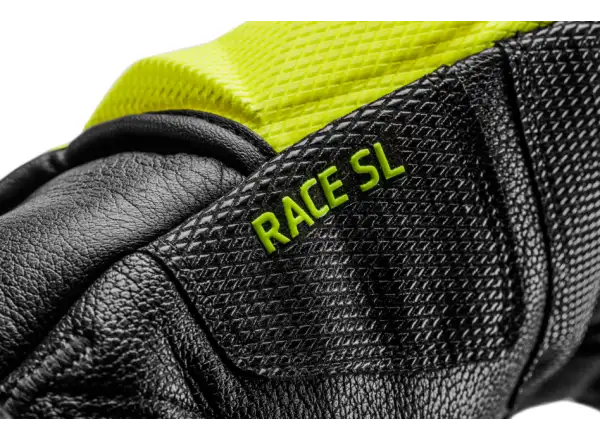 Leki WCR Venom SL 3D Rennhandschuhe Black-Ice Lemon