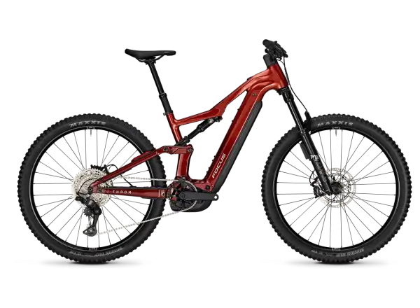 Focus THRON 9 720Wh vollgefedertes E-Bike Maroonred / Darkmaroon