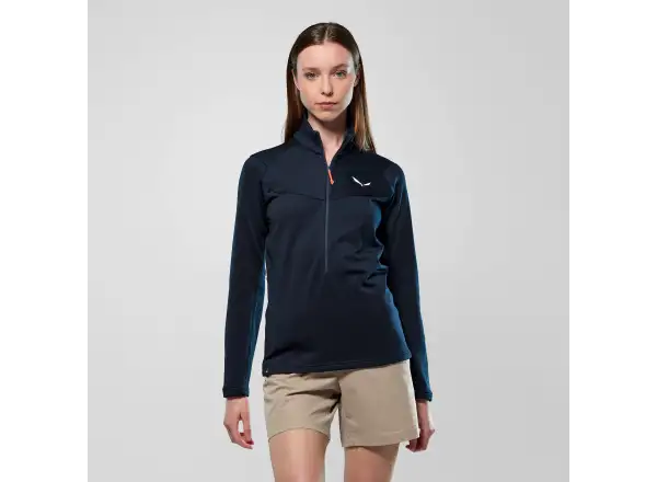 Salewa Puez Cammino Polarlite Half-Zip Damen Fleece Navy Blazer
