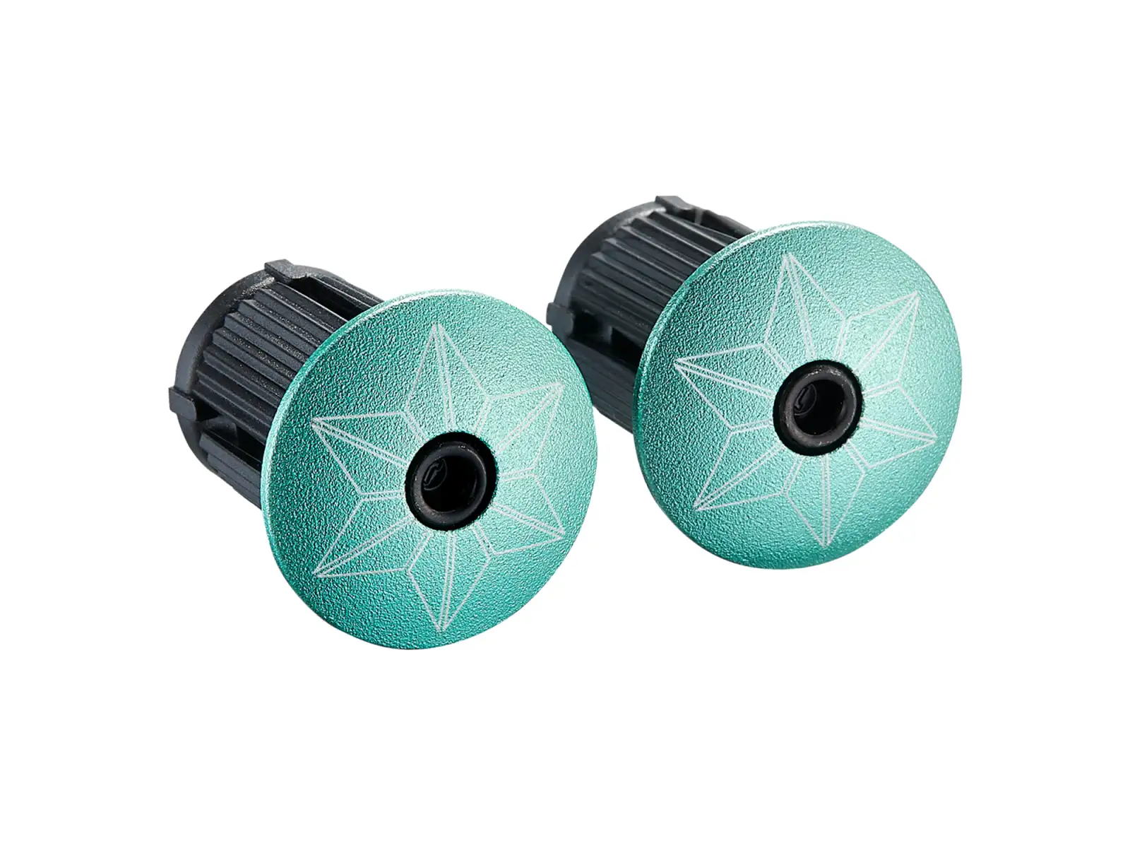 Supacaz Super Sticky Kush Splat Lenkerband Celeste/Celeste Plugs