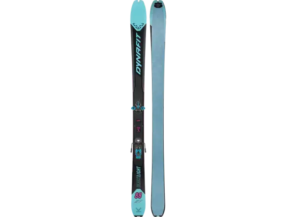 Dynafit Blacklight 88 Speed Damen Ski-Touren-Set Silvretta Blau/Kohle Schwarz