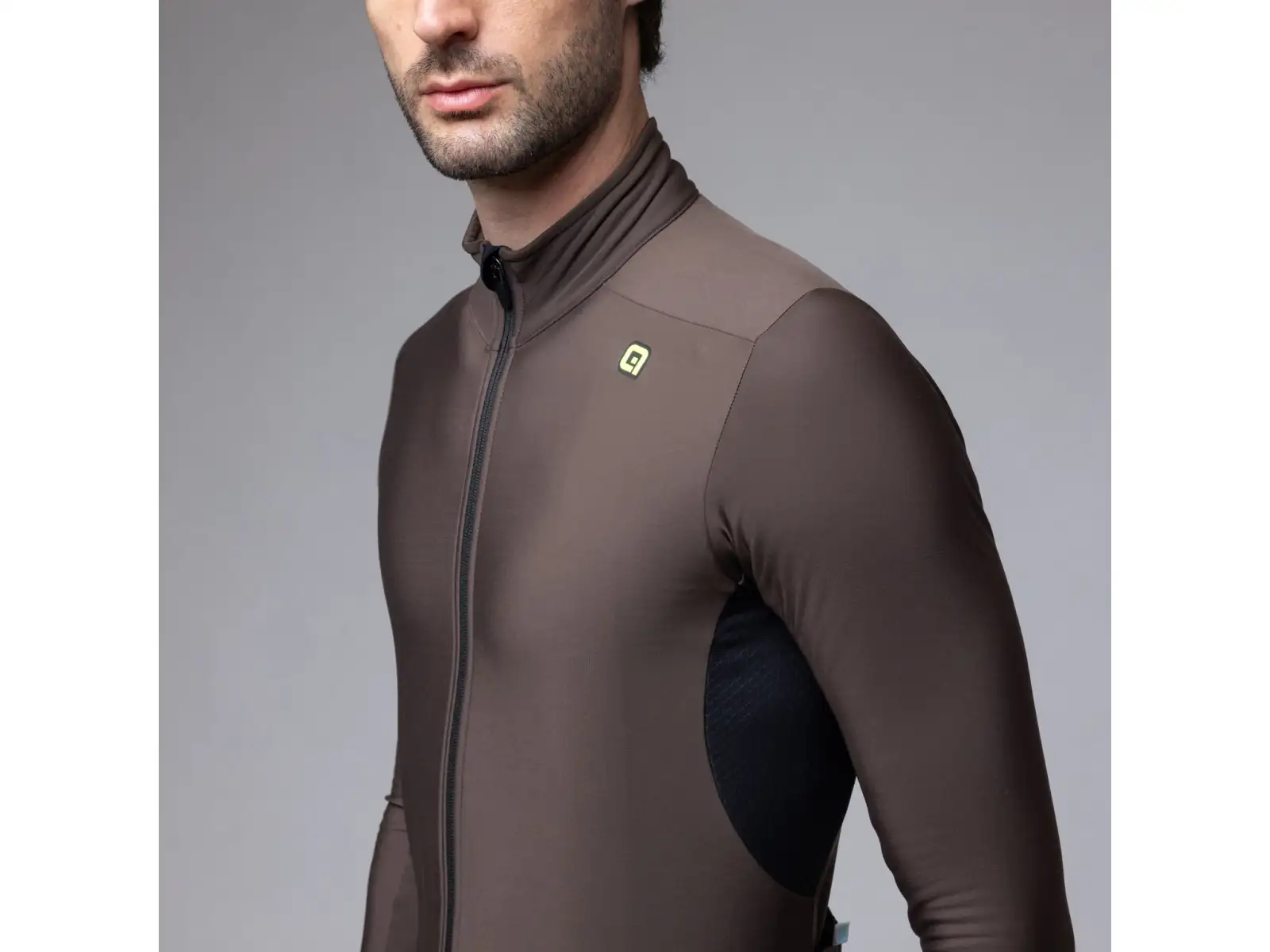 Alé Klimatik K-Idro Herren gefüttertes Fahrradtrikot Coffee