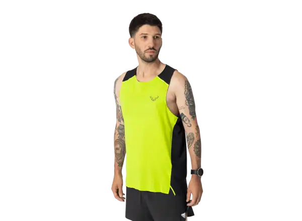 Dynafit DNA Herren ärmelloses Trikot Ultra Yellow