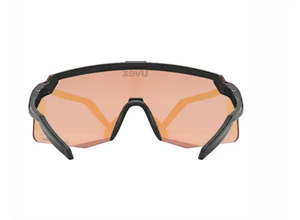 Uvex Pace Stage S CV Fahrradbrille Black matt/Mirror Blue
