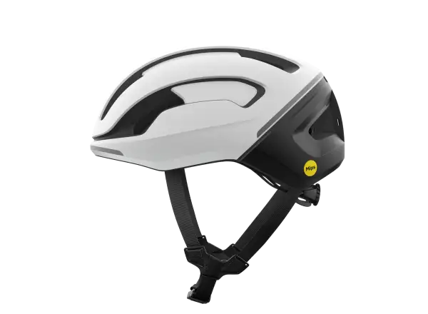 POC Omne Beacon MIPS Straßenhelm Hydrogen White Matt/Uranium Black Matt