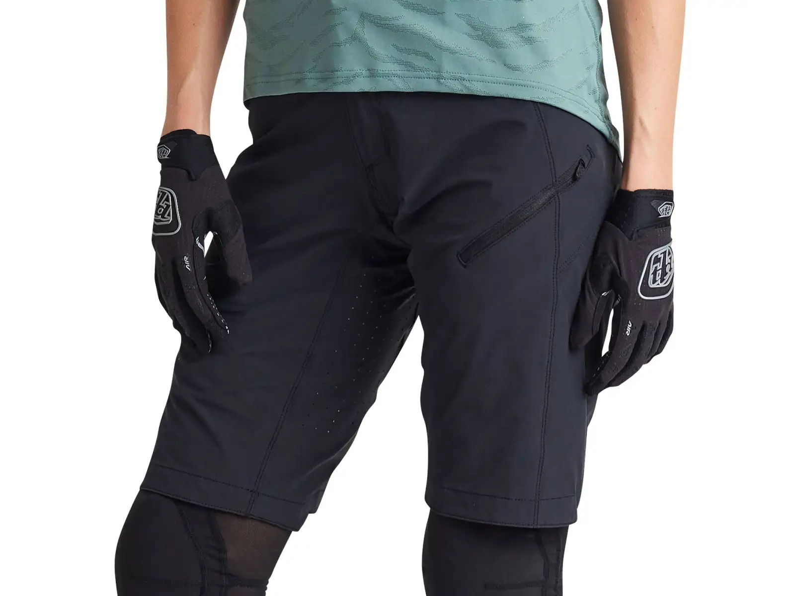 Troy Lee Designs Lilium Damen Shorts Solid Black