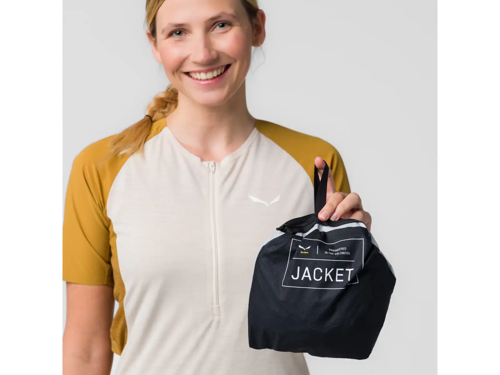 Salewa Vento PTX 2.5 L Damenjacke Black Out