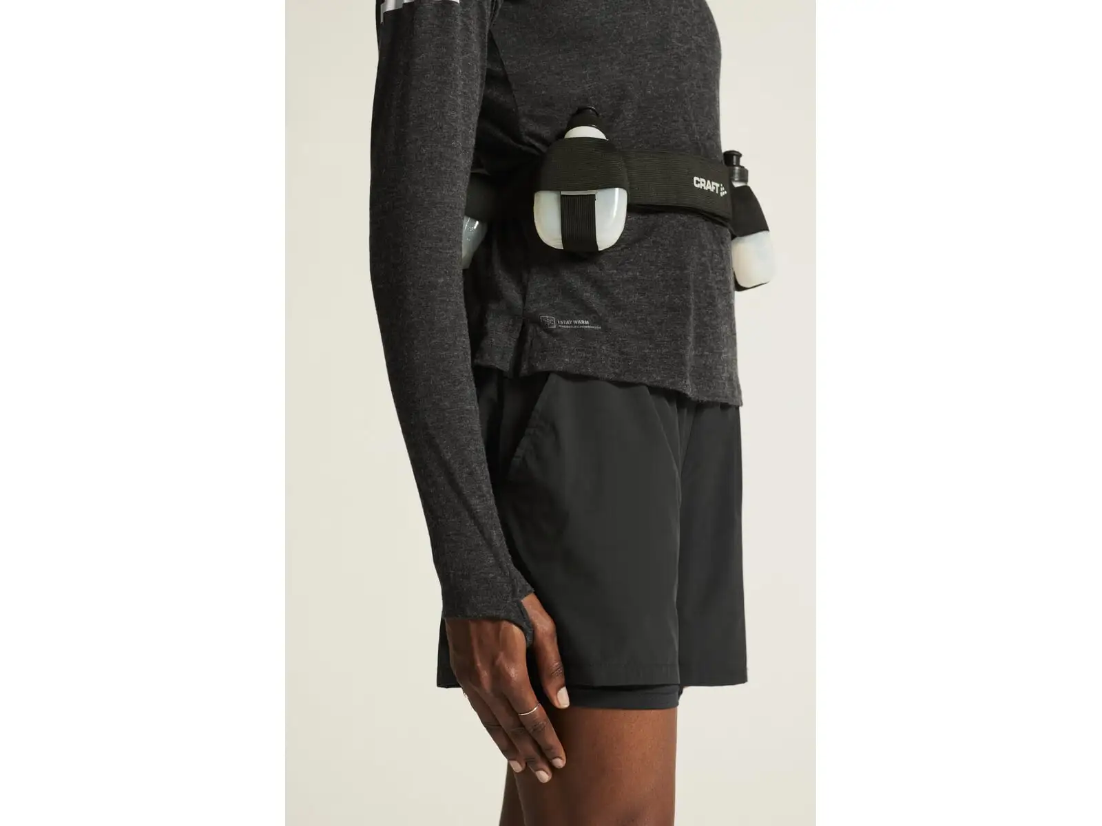 Craft ADV SubZ Wool Damen Laufshirt Langarm Black