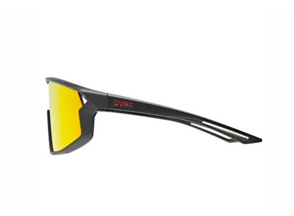 Uvex Skyryse JR. Kinderbrille Black Matt/Mirror Red