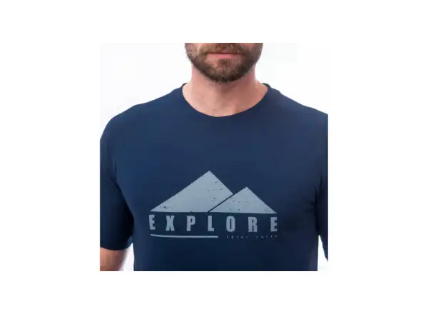 Sensor Merino Air PT Explore Herren T-Shirt kurzarm dunkelblau
