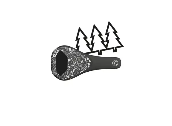 Ergon SM Downhill Comp Vali Höll Edition Sattel schwarz