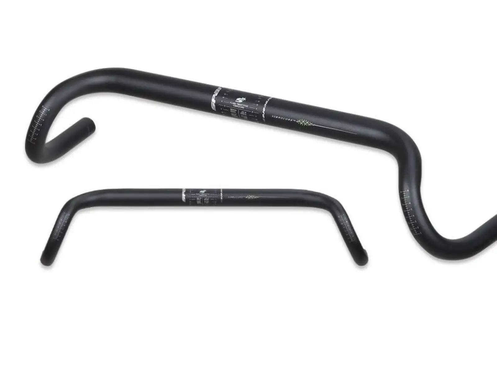Spank Flare 25 Vibrocore Drop Bar Lenker Schwarz