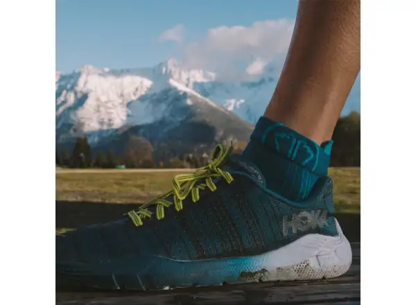 Sidas Run Anatomic Knöchel Damensocken Aquamarin