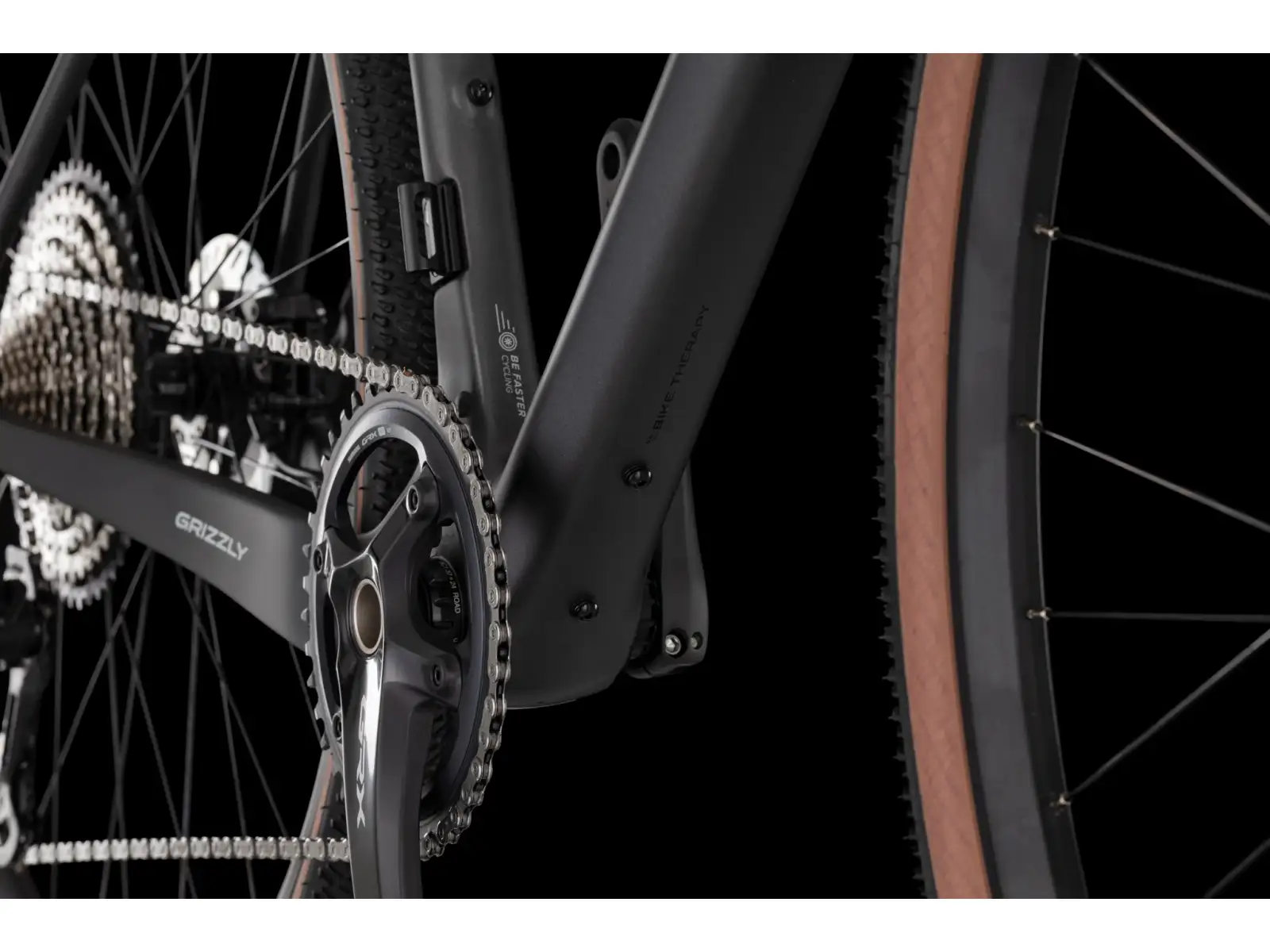 4Ever Grizzly Elite Gravelbike Titan matt