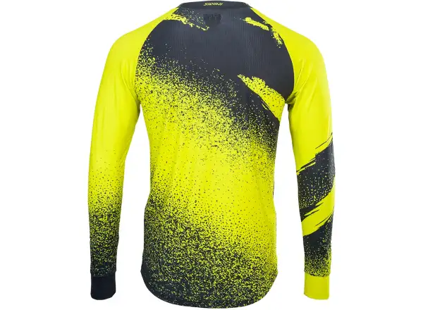 Silvini Cortino Herrentrikot Langarm Neon/Schwarz.