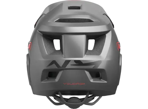 Abus YouDrop FF Kinderhelm in Silber.