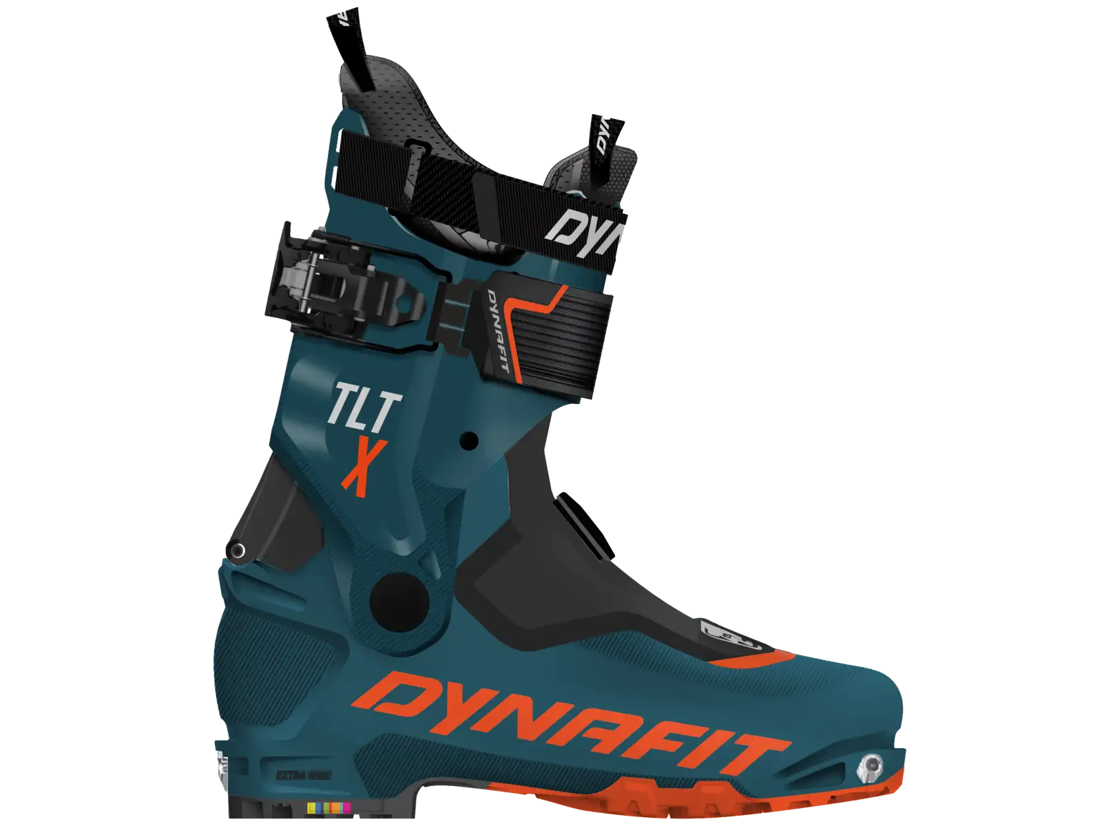 Dynafit TLT X Extra Wide Herren Skitourenschuhe Petrol/Orange