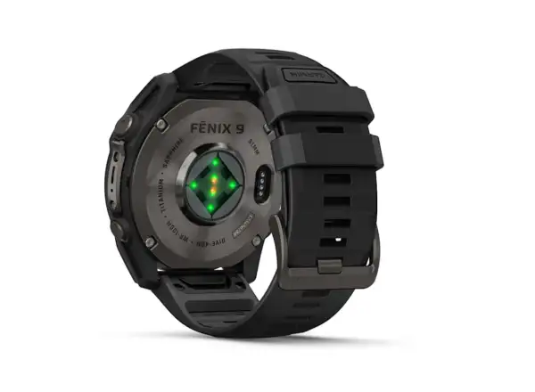Garmin Fénix 9–51 mm Smartwatch Carbon gray DLC Titanium/Black
