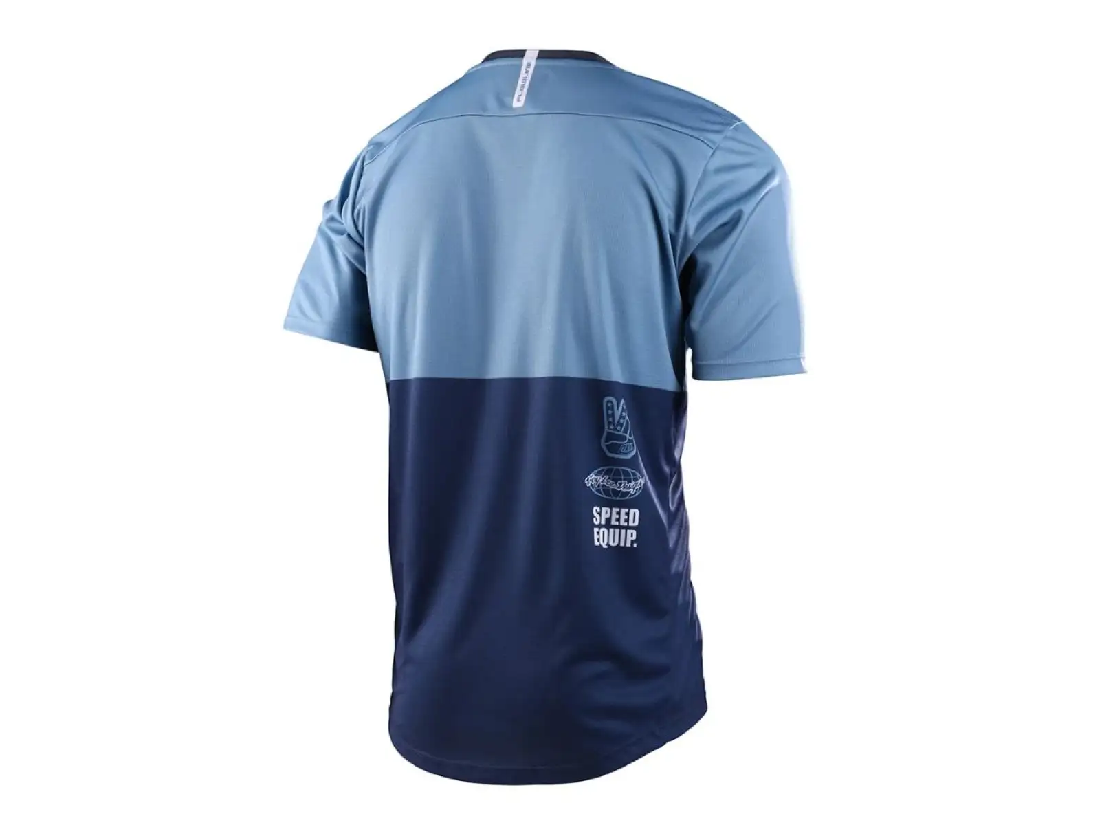 Troy Lee Designs Flowline Scripter Herren-Fahrradtrikot Kurzarm Windward