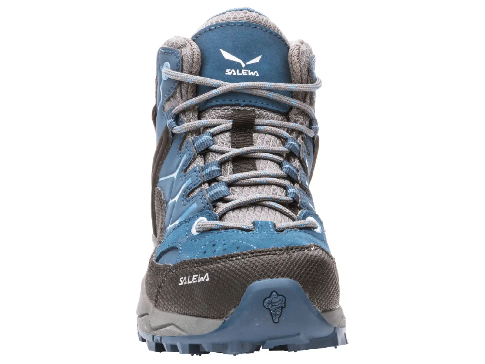 Salewa Alp Trainer Mid GTX Kinder-Outdoor-Schuhe Dark Denim Charcoal