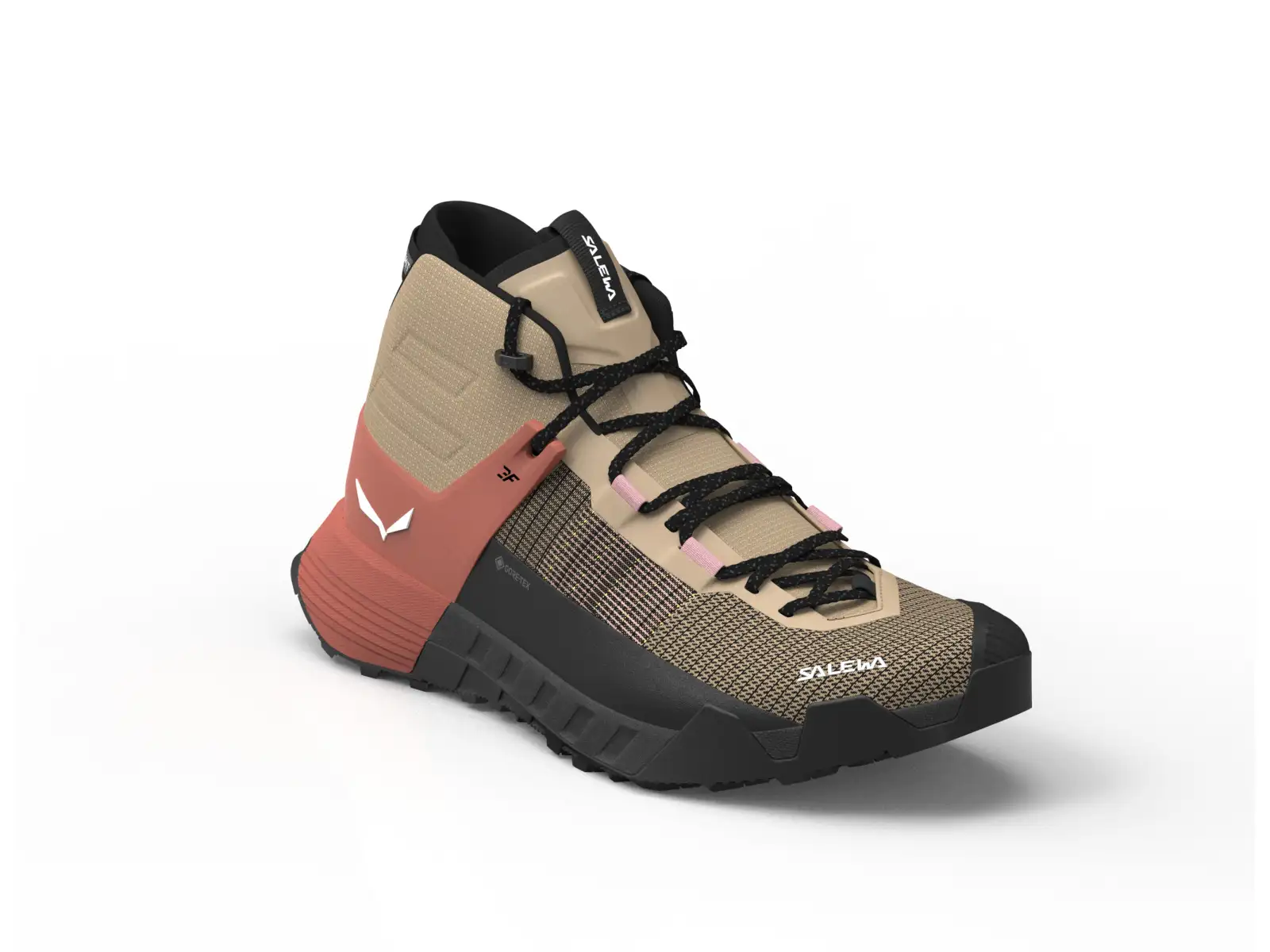 Salewa Wildfire NXT Mid GTX Damen Schuhe Quicksand/Etruscan Red