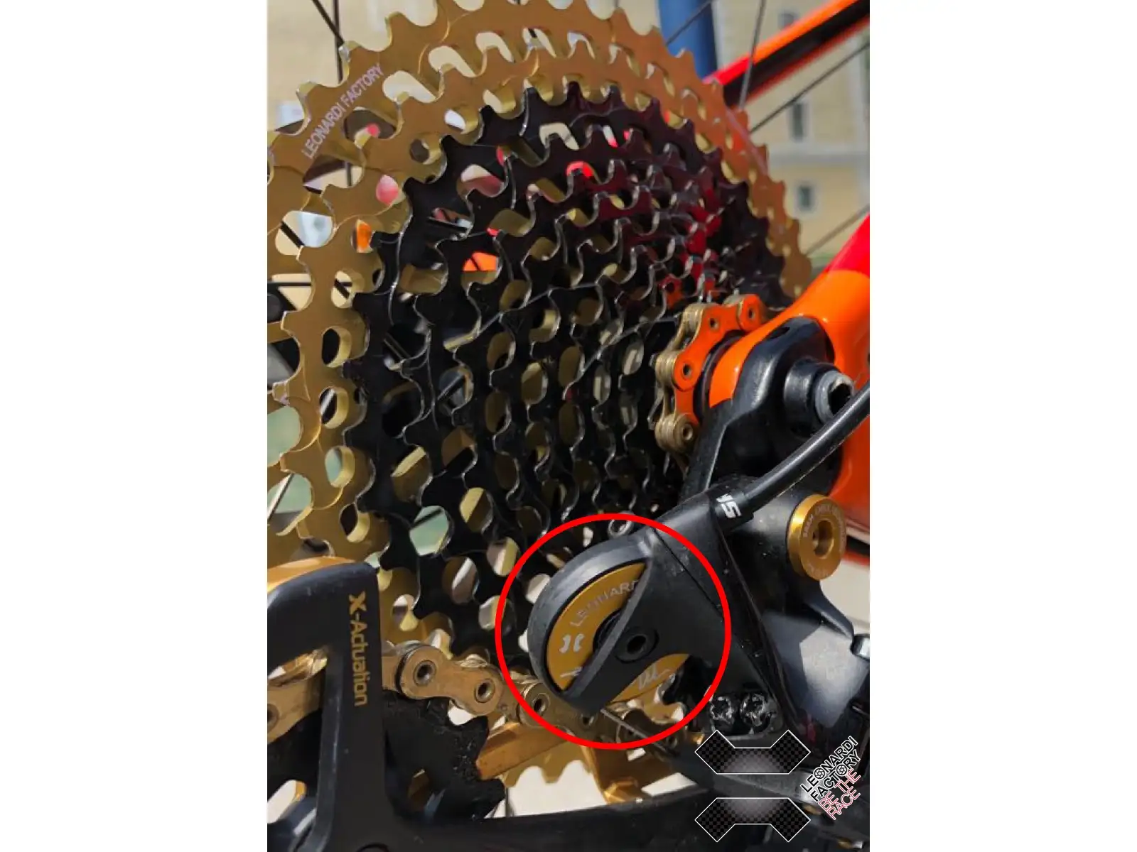 Leonardi Factory Max Speed Seilscheibe für Sram Schaltwerke