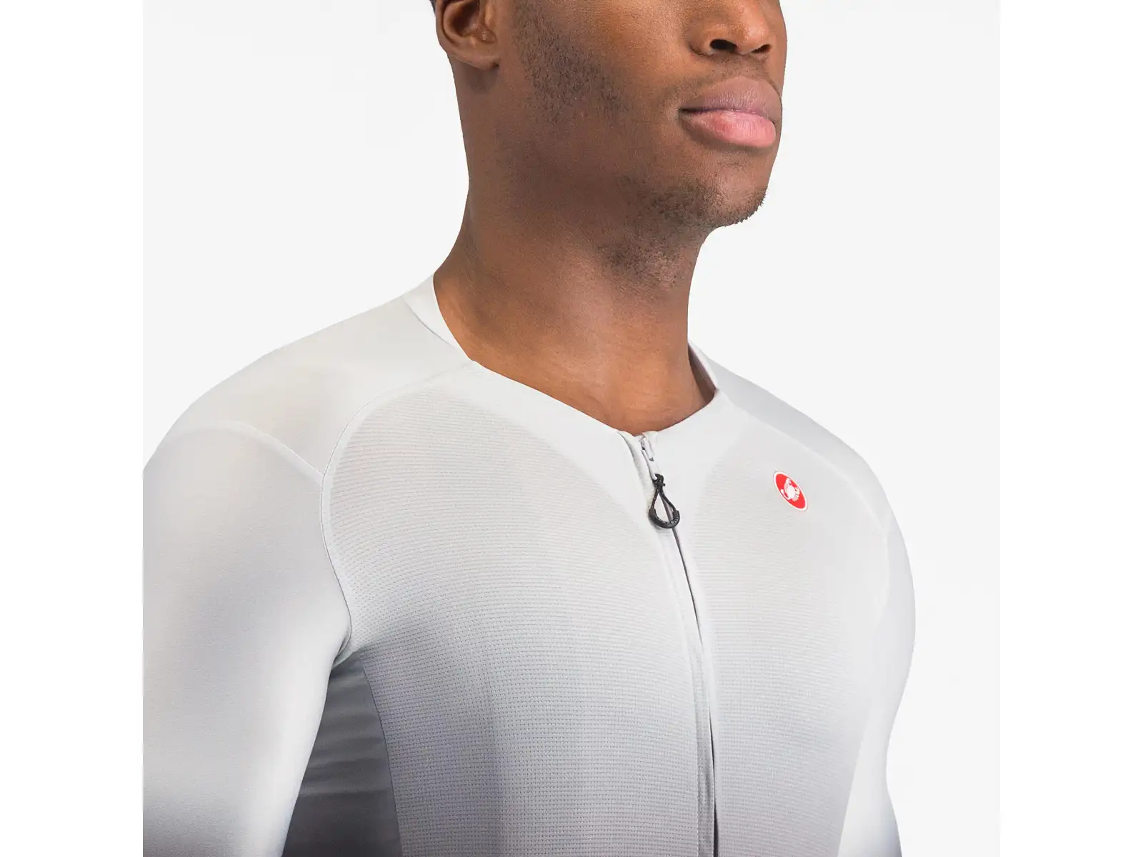 Castelli UPF Herren Trikot Kurzarm Silver Grey