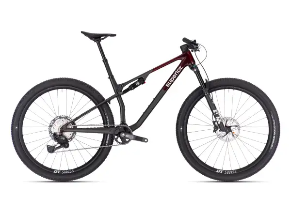 Superior XF 9.6 Team vollgefedertes Red Carbon/Matte Carbon