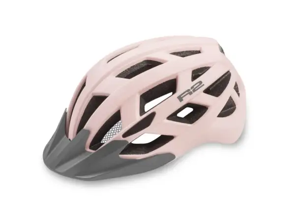 R2 Lumen Fahrradhelm pudrová růžová