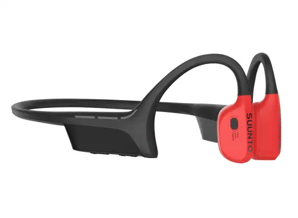 Suunto Wing Kopfhörer mit Ladestation in Lava Rot