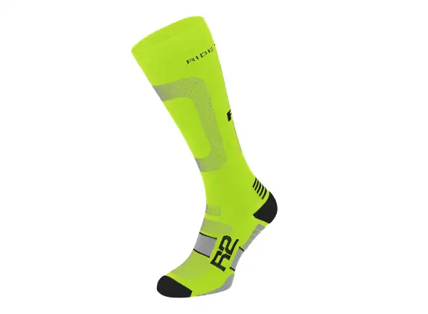 R2 Power Radunterkniestrümpfe neon gelb
