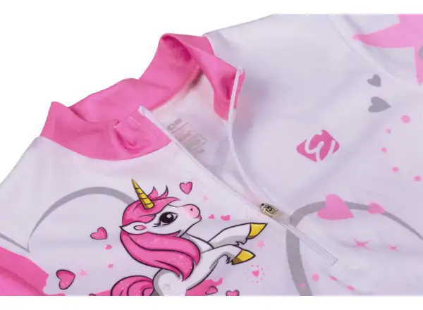 Etape Rio Kinder Kurzarmtrikot weiß/rosa