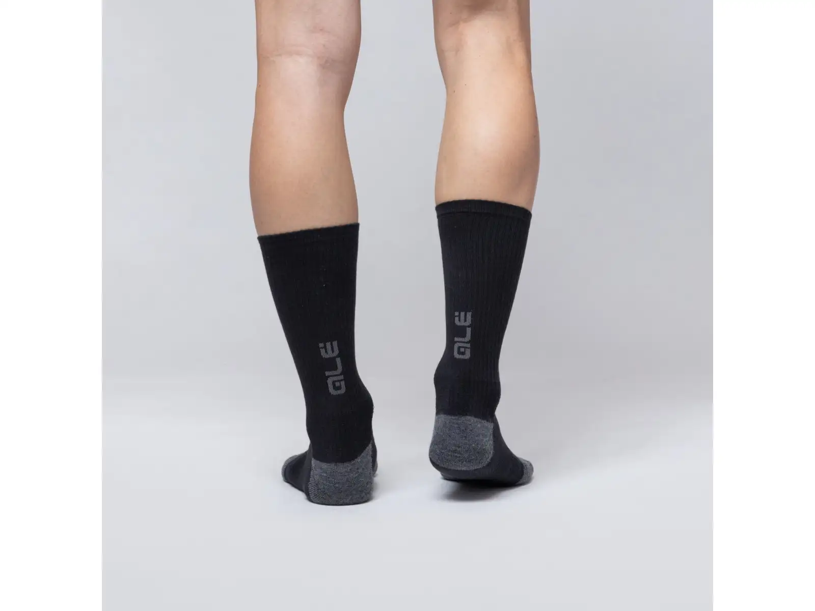 Alé Accessori Primaloft Merino Fahrradsocken Black