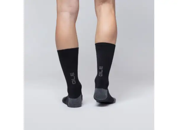 Alé Accessori Primaloft Merino Fahrradsocken Black