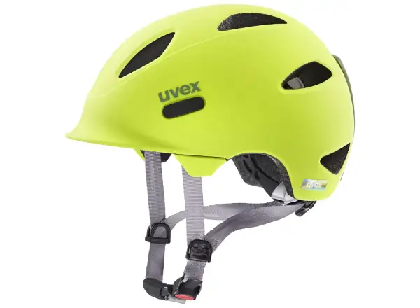 Uvex Oyo Kinderhelm Neon Yellow/Moss Green Matt