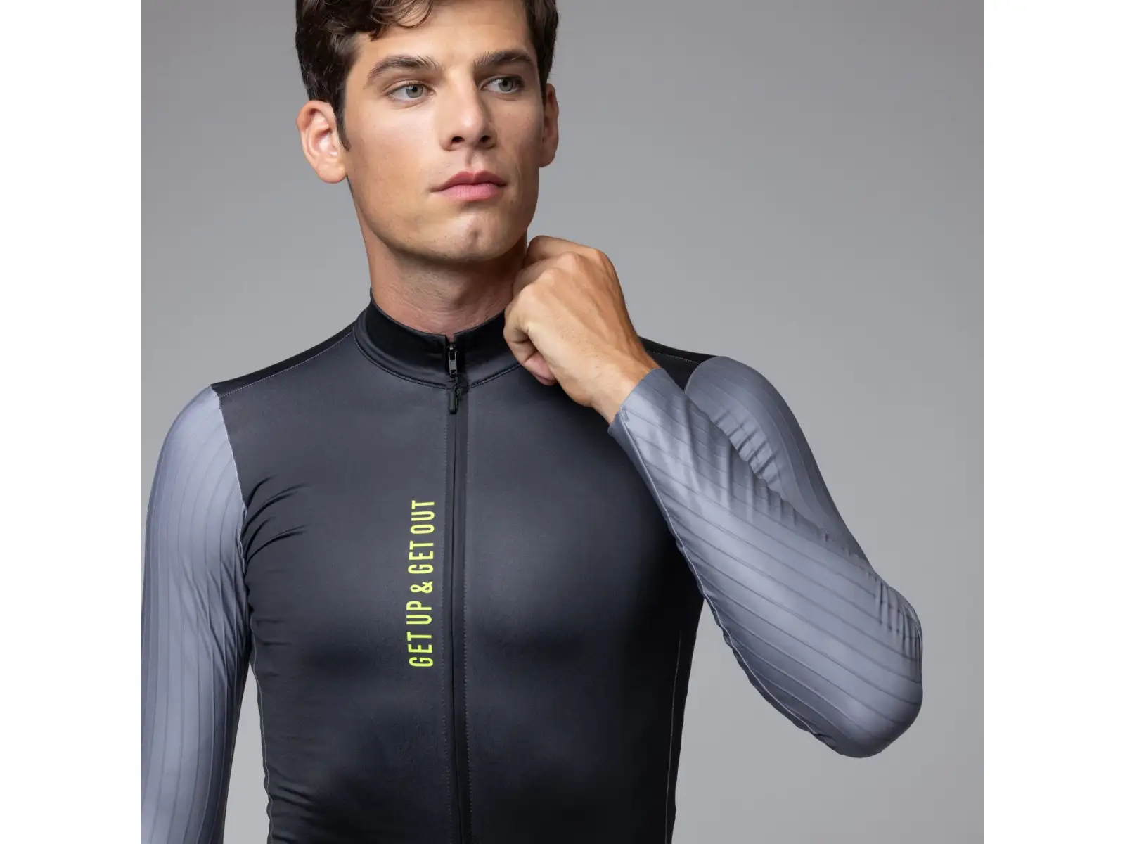 Alé PR-E Follow Me Herren Thermotrikot langarm Black
