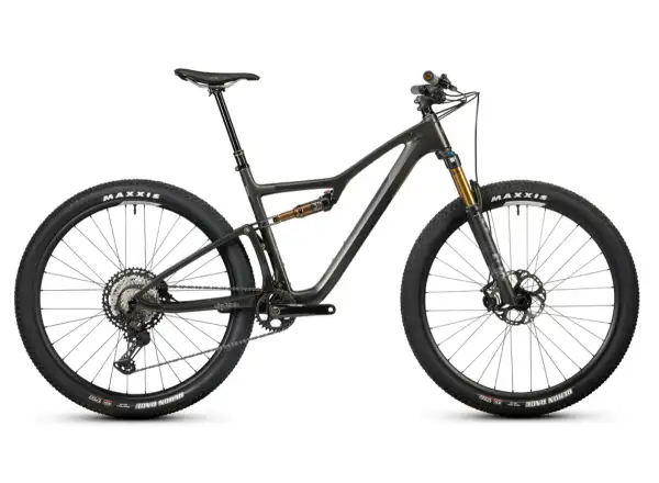Ibis Exie US Eagle 90 vollgefedertes Mountainbike Clear Charcoal