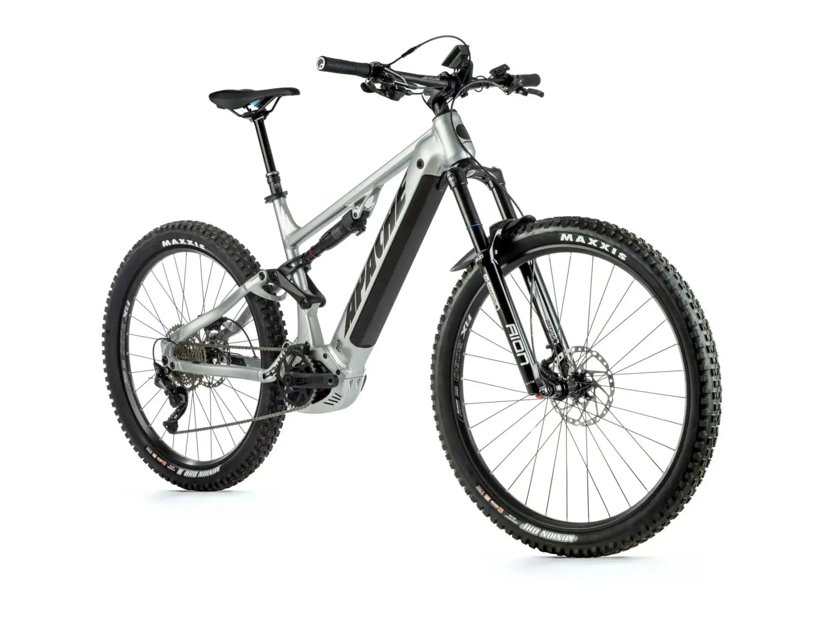 Apache Quruk 3 Vollgefedertes E-Bike (Bosch 1000 Wh) Silber
