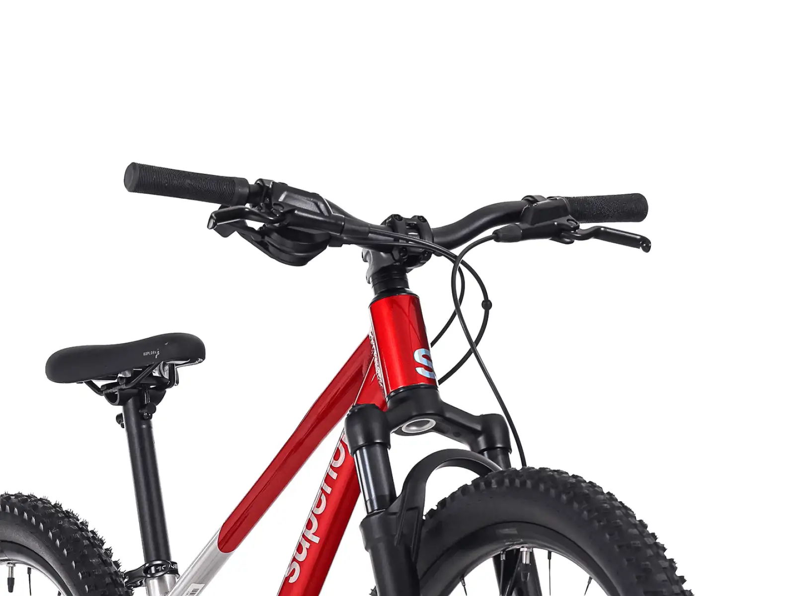 Superior TEAM 24 Kinderfahrrad Gloss Brushed Alu / Red