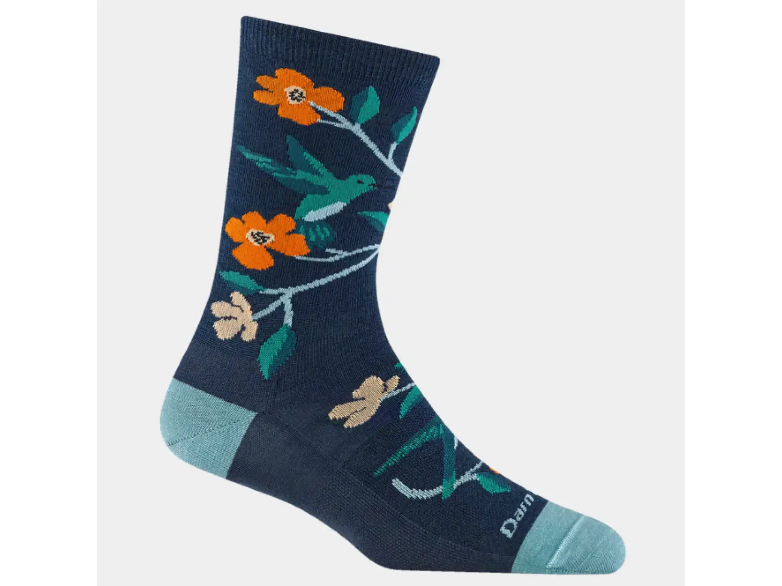 Darn Tough Birds Of A Feather Crew Lightweight Damen Socken Midnight