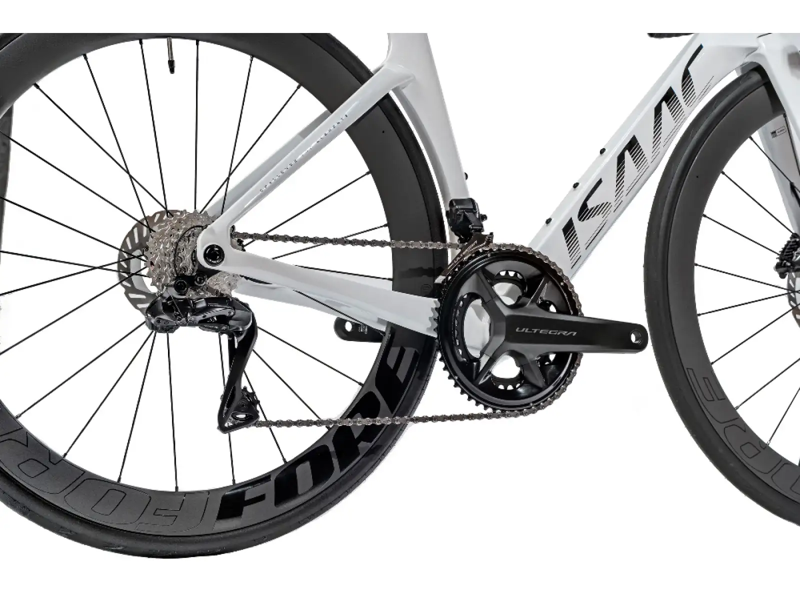 Isaac Meson DuraAce Di2 Rennrad Mineral White