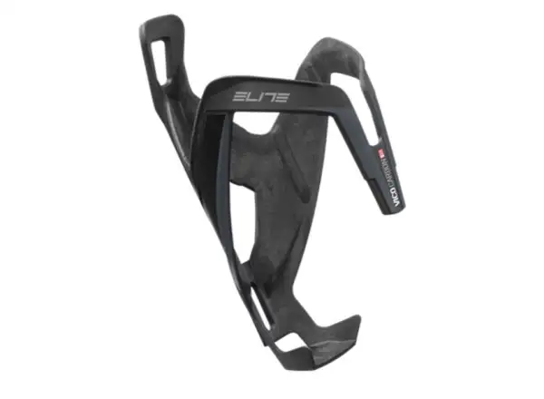 Elite Vico Carbon Flaschenhalter in mattem Schwarz.