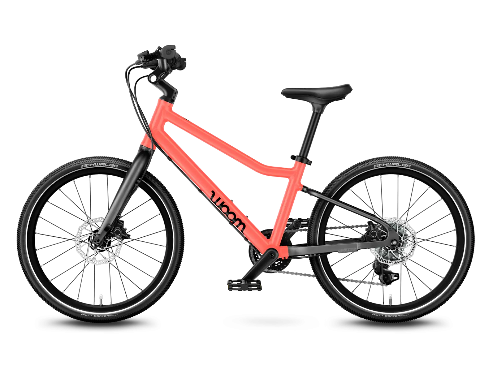 Woom 4 Explore 20 Neon Coral Kinderfahrrad