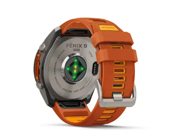 Garmin Fénix 9 Pro inReach 51 mm Smartwatch Titanium Autumn orange/Spark orange