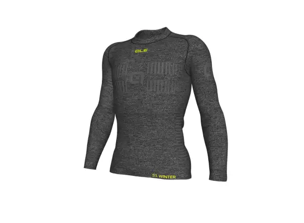Alé Seamless Wool Herren Funktionslangarmshirt grau