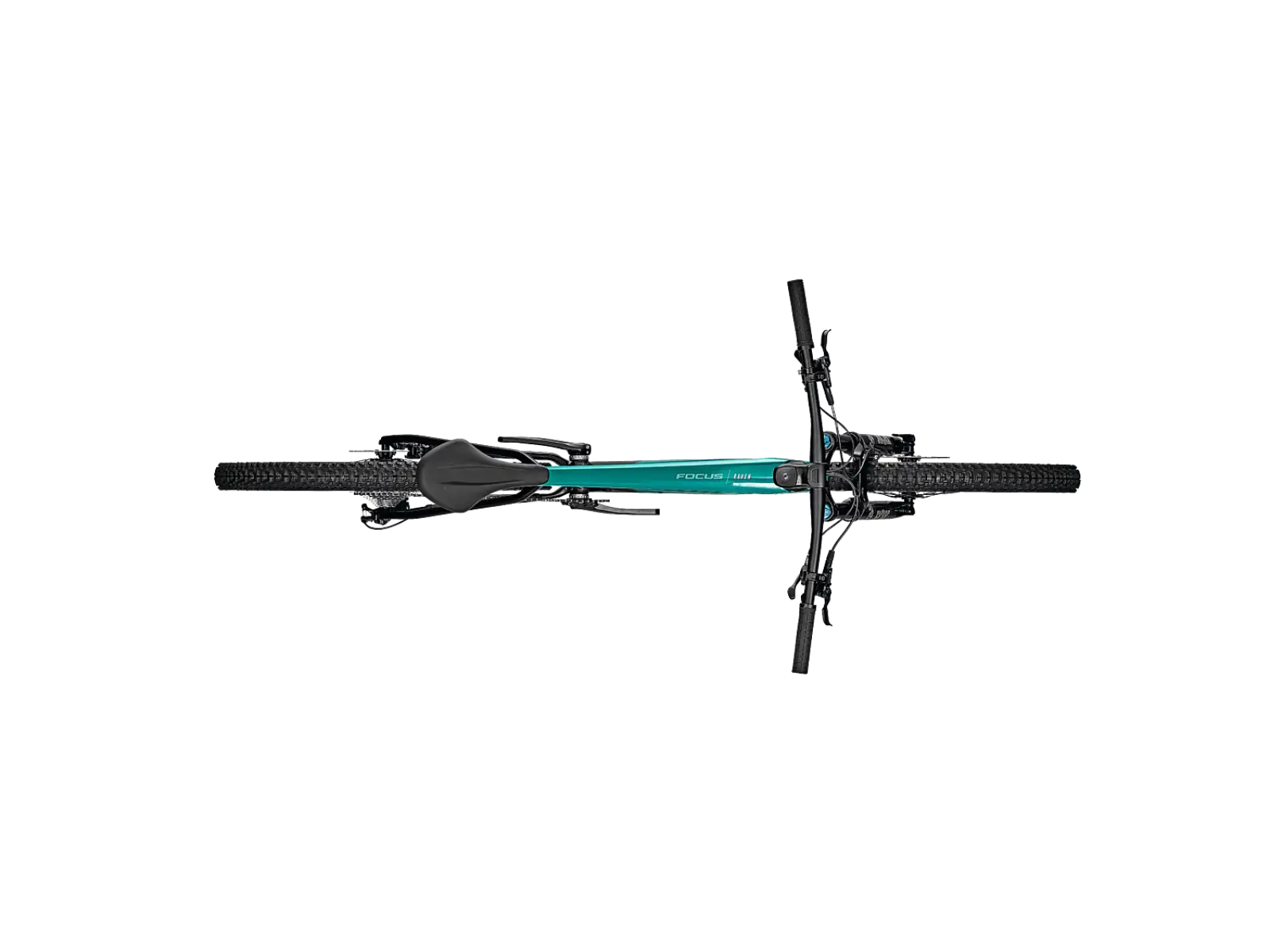 Focus Raven 8.8 DI 29" Mountainbike Blaugrün / Kohlefasergelege