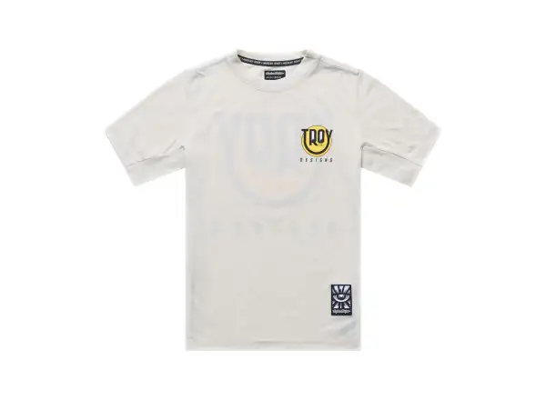 Troy Lee Designs Youth Skyline Ride Kindertrikot kurzer Ärmel Tee Happy Pumice