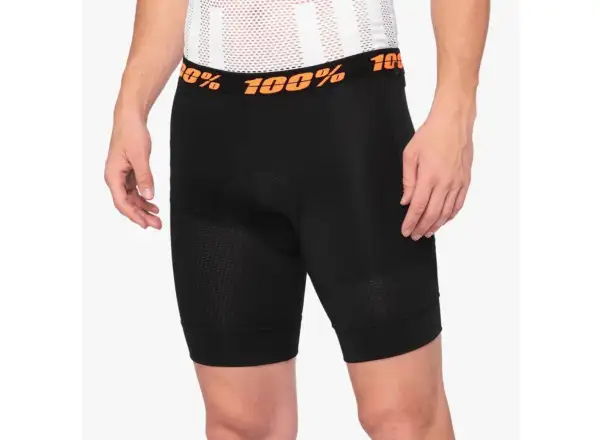 100% Crux Herren-Innenradhose Black