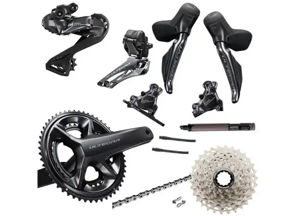 Shimano Ultegra Di2 R8170 kompletter Satz - Kurbeln 50/34z, 172,5 mm, Kassette 11-34 Zähne