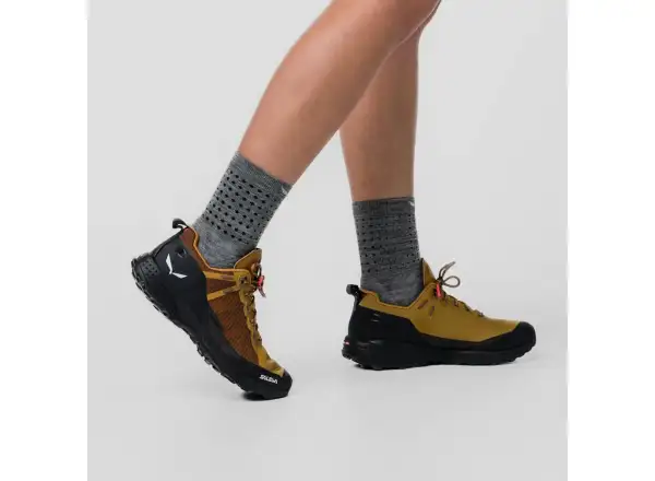 Salewa Pedroc Merino Quarter Damen Socken Light Grey Melange